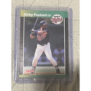 Kirby Puckett 1989 Donruss Error Card Wrong DOB